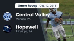 Recap: Central Valley  vs. Hopewell  2018
