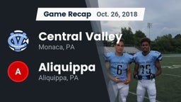 Recap: Central Valley  vs. Aliquippa  2018
