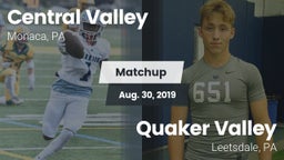 Matchup: Central Valley vs. Quaker Valley  2019