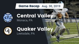 Recap: Central Valley  vs. Quaker Valley  2019