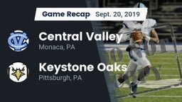 Recap: Central Valley  vs. Keystone Oaks  2019