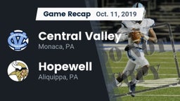 Recap: Central Valley  vs. Hopewell  2019
