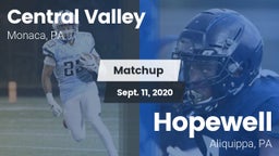 Matchup: Central Valley vs. Hopewell  2020