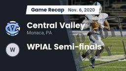 Recap: Central Valley  vs. WPIAL Semi-finals 2020