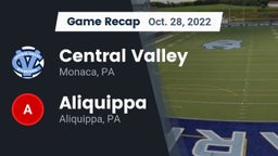 Recap: Central Valley  vs. Aliquippa  2022