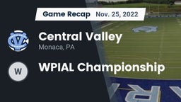 Recap: Central Valley  vs. WPIAL Championship 2022