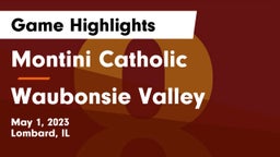 Montini Catholic  vs Waubonsie Valley  Game Highlights - May 1, 2023