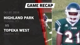 Recap: Highland Park  vs. Topeka West  2016