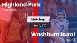 Matchup: Highland Park High vs. Washburn Rural  2017
