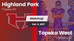 Matchup: Highland Park High vs. Topeka West  2017