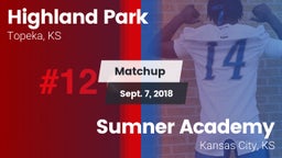 Matchup: Highland Park High vs. Sumner Academy  2018