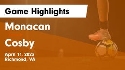 Monacan  vs Cosby  Game Highlights - April 11, 2023