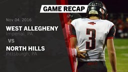 Recap: West Allegheny  vs. North Hills  2016