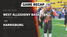 Recap: West Allegheny Basketball vs. Harrisburg  2016