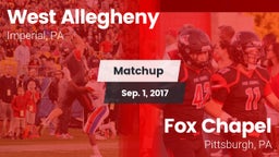 Matchup: West Allegheny  vs. Fox Chapel  2017