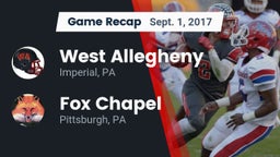 Recap: West Allegheny  vs. Fox Chapel  2017