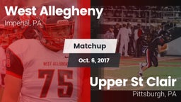 Matchup: West Allegheny  vs. Upper St Clair 2017