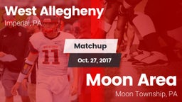 Matchup: West Allegheny  vs. Moon Area  2017