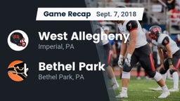 Recap: West Allegheny  vs. Bethel Park  2018