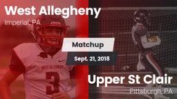 Matchup: West Allegheny  vs. Upper St Clair 2018