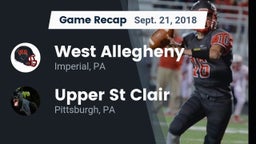 Recap: West Allegheny  vs. Upper St Clair 2018