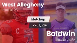 Matchup: West Allegheny  vs. Baldwin  2018