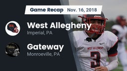Recap: West Allegheny  vs. Gateway  2018