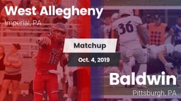 Matchup: West Allegheny  vs. Baldwin  2019