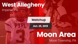 Matchup: West Allegheny  vs. Moon Area  2019
