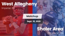 Matchup: West Allegheny  vs. Shaler Area  2020