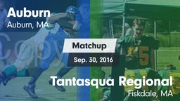 Matchup: Auburn  vs. Tantasqua Regional  2016