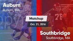 Matchup: Auburn  vs. Southbridge  2016