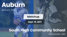 Matchup: Auburn  vs. South High Community School 2017