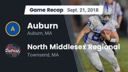 Recap: Auburn  vs. North Middlesex Regional  2018