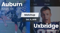 Matchup: Auburn  vs. Uxbridge  2018