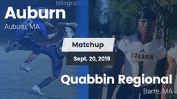 Matchup: Auburn  vs. Quabbin Regional  2019