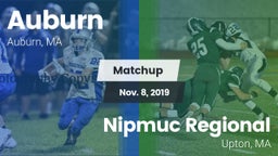 Matchup: Auburn  vs. Nipmuc Regional  2019