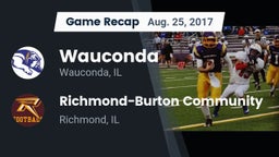 Recap: Wauconda  vs. Richmond-Burton Community  2017
