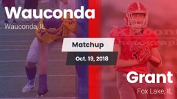 Matchup: Wauconda  vs. Grant  2018