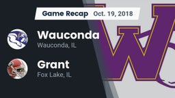 Recap: Wauconda  vs. Grant  2018