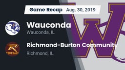Recap: Wauconda  vs. Richmond-Burton Community  2019