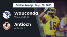Recap: Wauconda  vs. Antioch  2019