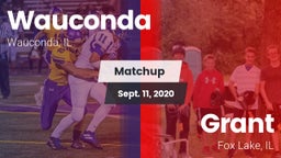 Matchup: Wauconda  vs. Grant  2020