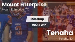 Matchup: Mount Enterprise vs. Tenaha  2017