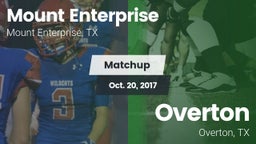 Matchup: Mount Enterprise vs. Overton  2017