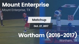 Matchup: Mount Enterprise vs. Wortham  (2016-2017) 2017