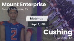 Matchup: Mount Enterprise vs. Cushing  2019