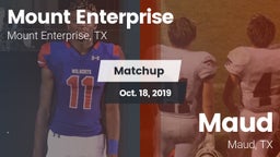 Matchup: Mount Enterprise vs. Maud  2019