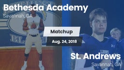 Matchup: Bethesda Academy vs. St. Andrews  2018