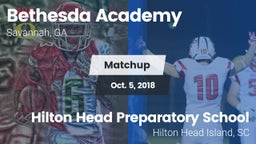 Matchup: Bethesda Academy vs. Hilton Head Preparatory School 2018